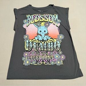 Disney Dumbo “Blossom” Graphic Tank Vintage Style Sleeveless Tee Women’s Large